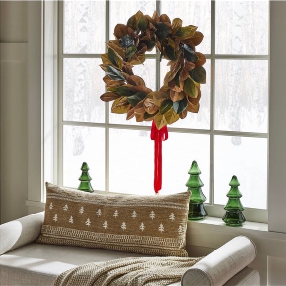 Oversized Lumbar Woven Christmas Tree Pillow - Threshold with Studio McGee - Picture 2 of 6
